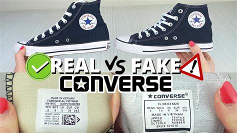 how to spot fake converse shoes tutorial|converse rip offs.